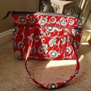 Vera Bradley red and black purse